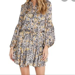 Tie Waist Long Sleeve Dress NWOT